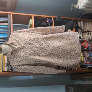 Ines de la fressange(Uniqlo)Sz L button up tunic sweet floral print